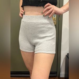Ribbed shorts